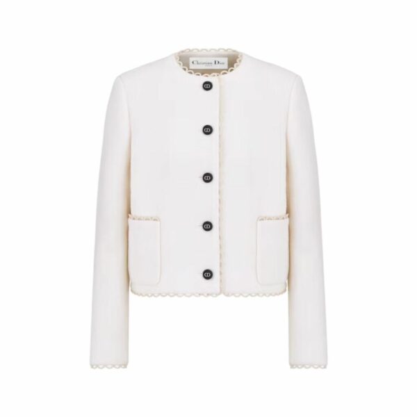Christian Dior Cropped Jacket For Women - 411V57P1571_X0300