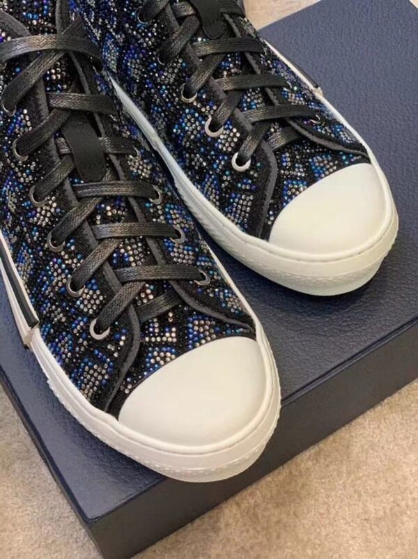 Christian Dior Crystal B23 Oblique Sneakers High-Top Sneaker For Women CD
