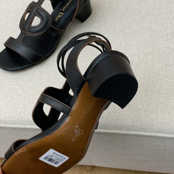Christian Dior D Club Sandal 1.7 Inches Black For Women CD
