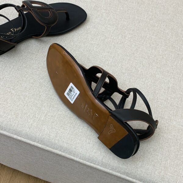 Christian Dior D Club Sandal Black For Women CD
