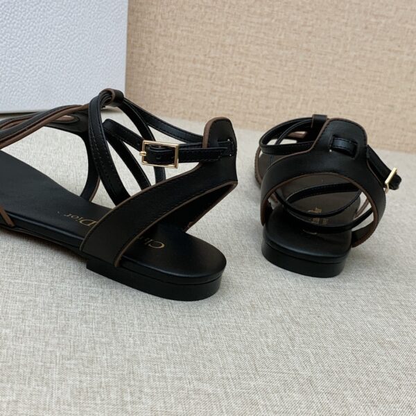 Christian Dior D Club Sandal Black For Women CD