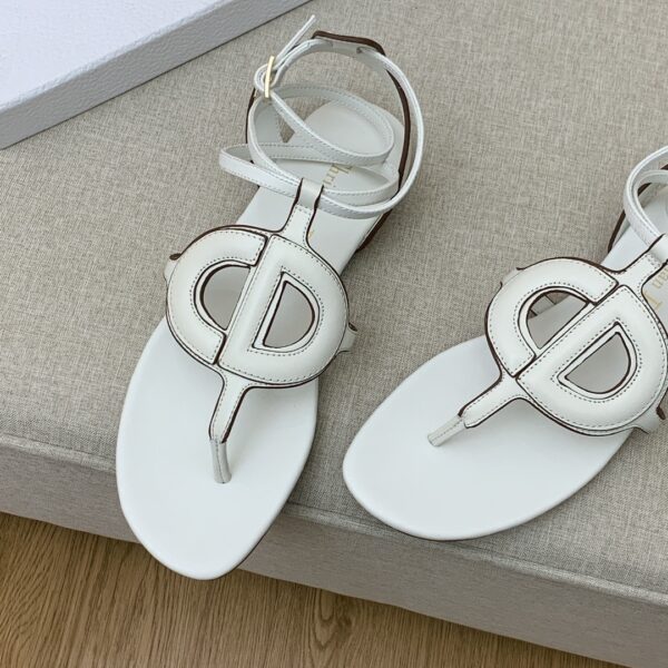 Christian Dior D Club Sandal White For Women CD