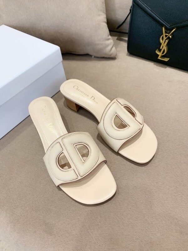 Christian Dior D Club Slide Beige For Women CD