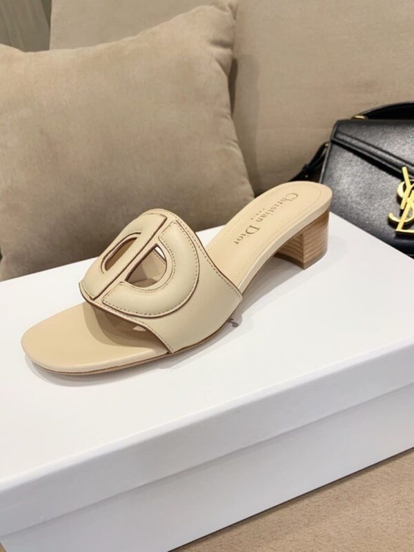 Christian Dior D Club Slide Beige For Women CD