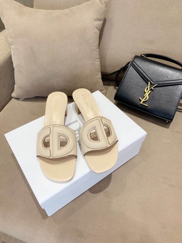 Christian Dior D Club Slide Beige For Women CD