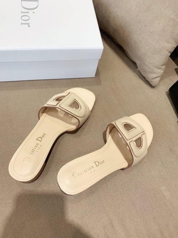 Christian Dior D Club Slide Beige For Women CD