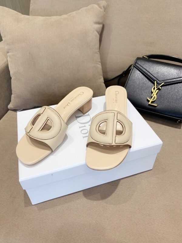 Christian Dior D Club Slide Beige For Women CD