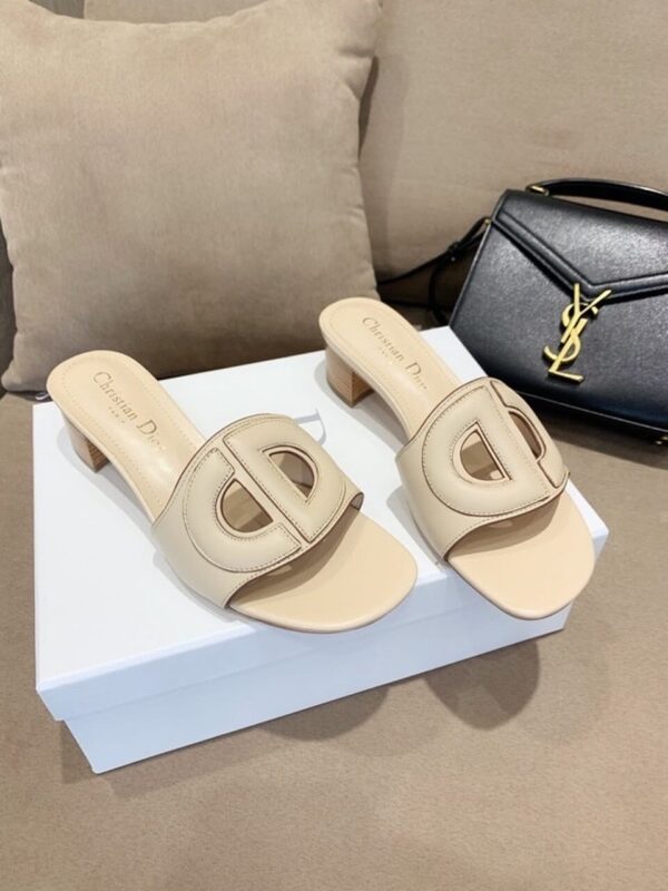 Christian Dior D Club Slide Beige For Women CD