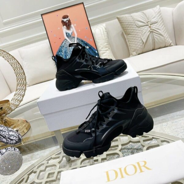 Christian Dior D-Connect Sneaker Technical Fabric Black For Women CD KCK222NGG_S900