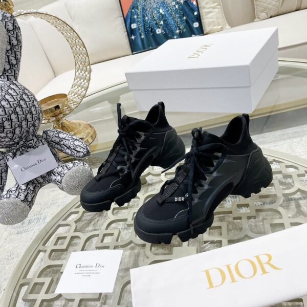 Christian Dior D-Connect Sneaker Technical Fabric Black For Women CD KCK222NGG_S900