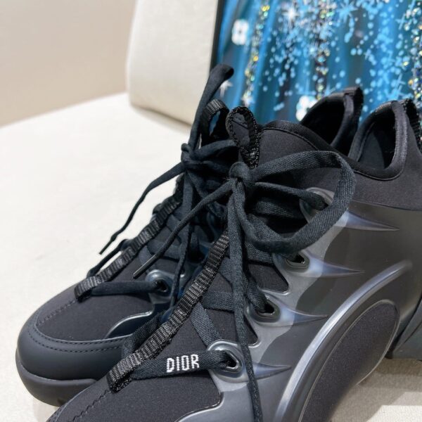 Christian Dior D-Connect Sneaker Technical Fabric Black For Women CD KCK222NGG_S900