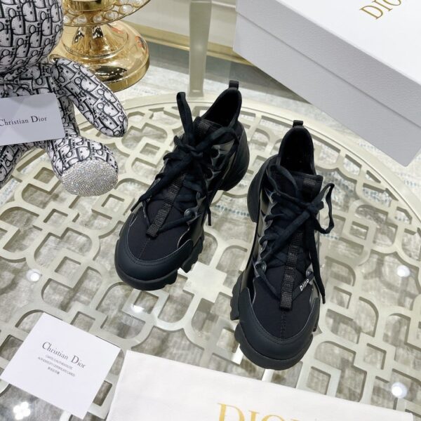 Christian Dior D-Connect Sneaker Technical Fabric Black For Women CD KCK222NGG_S900