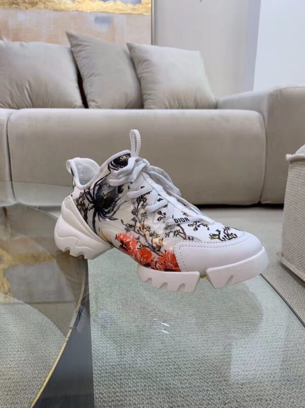 Christian Dior D-Connect Sneaker Technical Fabric Multi Color For Women CD