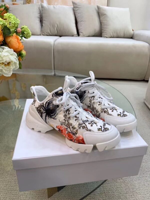 Christian Dior D-Connect Sneaker Technical Fabric Multi Color For Women CD