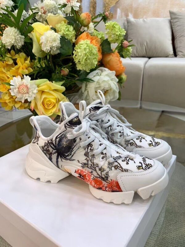 Christian Dior D-Connect Sneaker Technical Fabric Multi Color For Women CD