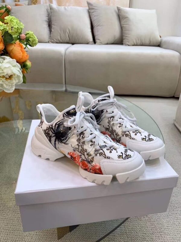 Christian Dior D-Connect Sneaker Technical Fabric Multi Color For Women CD