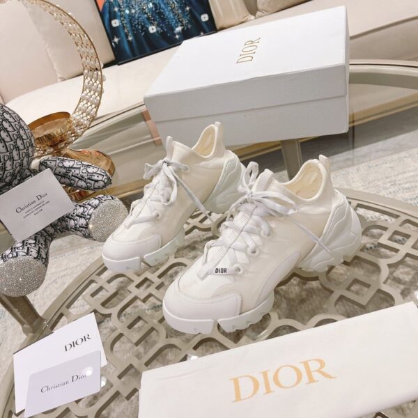 Christian Dior D-Connect Sneaker Technical Fabric White For Women CD KCK222NGG_S10W