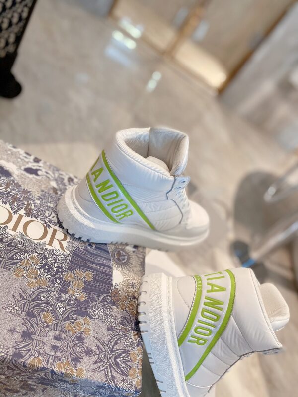 Christian Dior D-Player Patent-Trim White/Green For Women CD