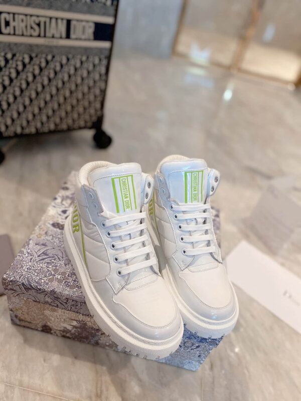 Christian Dior D-Player Patent-Trim White/Green For Women CD