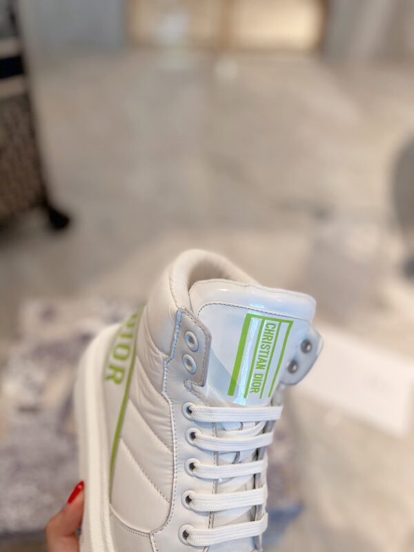 Christian Dior D-Player Patent-Trim White/Green For Women CD