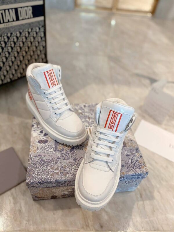 Christian Dior D-Player Patent-Trim White/Red For Women CD