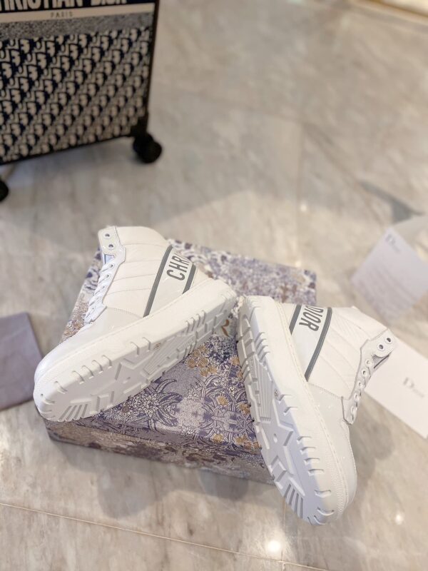 Christian Dior D-Player Patent-Trim White/Silver For Women CD