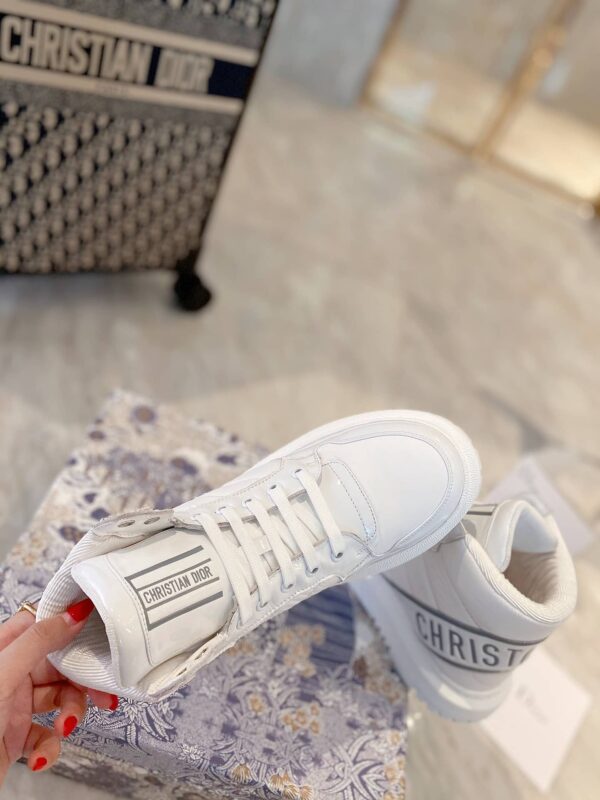 Christian Dior D-Player Patent-Trim White/Silver For Women CD