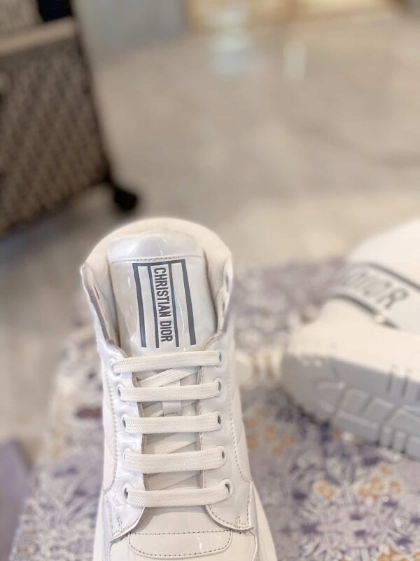 Christian Dior D-Player Patent-Trim White/Silver For Women CD