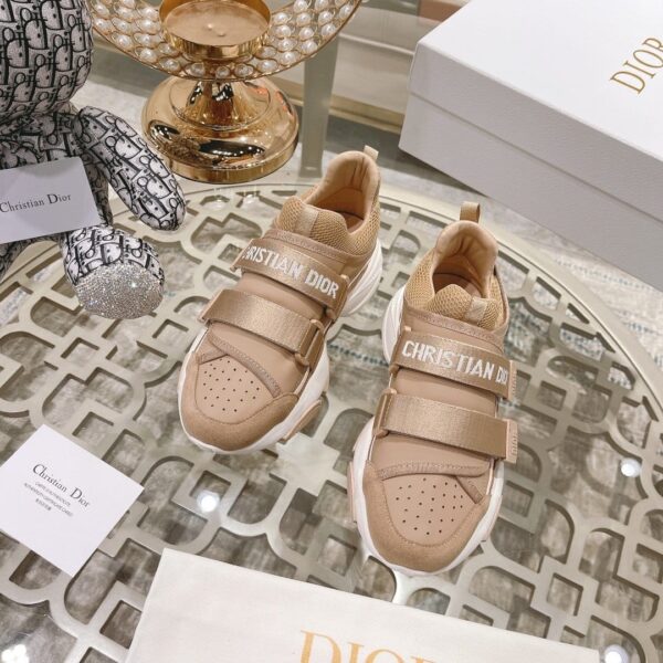 Christian Dior D-Wander Sneaker Technical Fabric Brown For Women CD