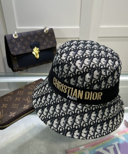Christian Dior Dioresort Big Brim Hat Black Hat