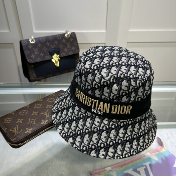 Christian Dior Dioresort Big Brim Hat Black Hat