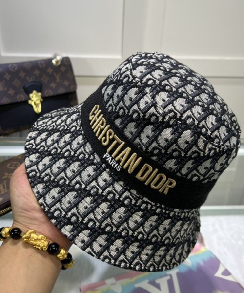 Christian Dior Dioresort Big Brim Hat Black Hat