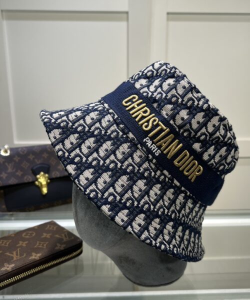 Christian Dior Dioresort Big Brim Hat Dark Blue Hat
