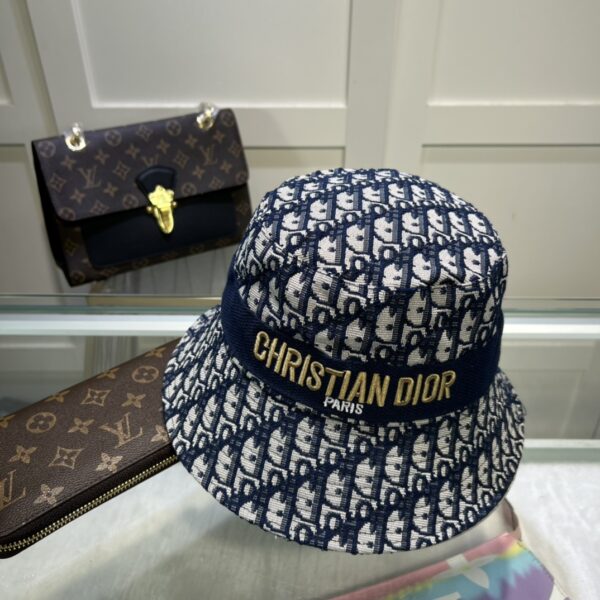 Christian Dior Dioresort Big Brim Hat Dark Blue Hat