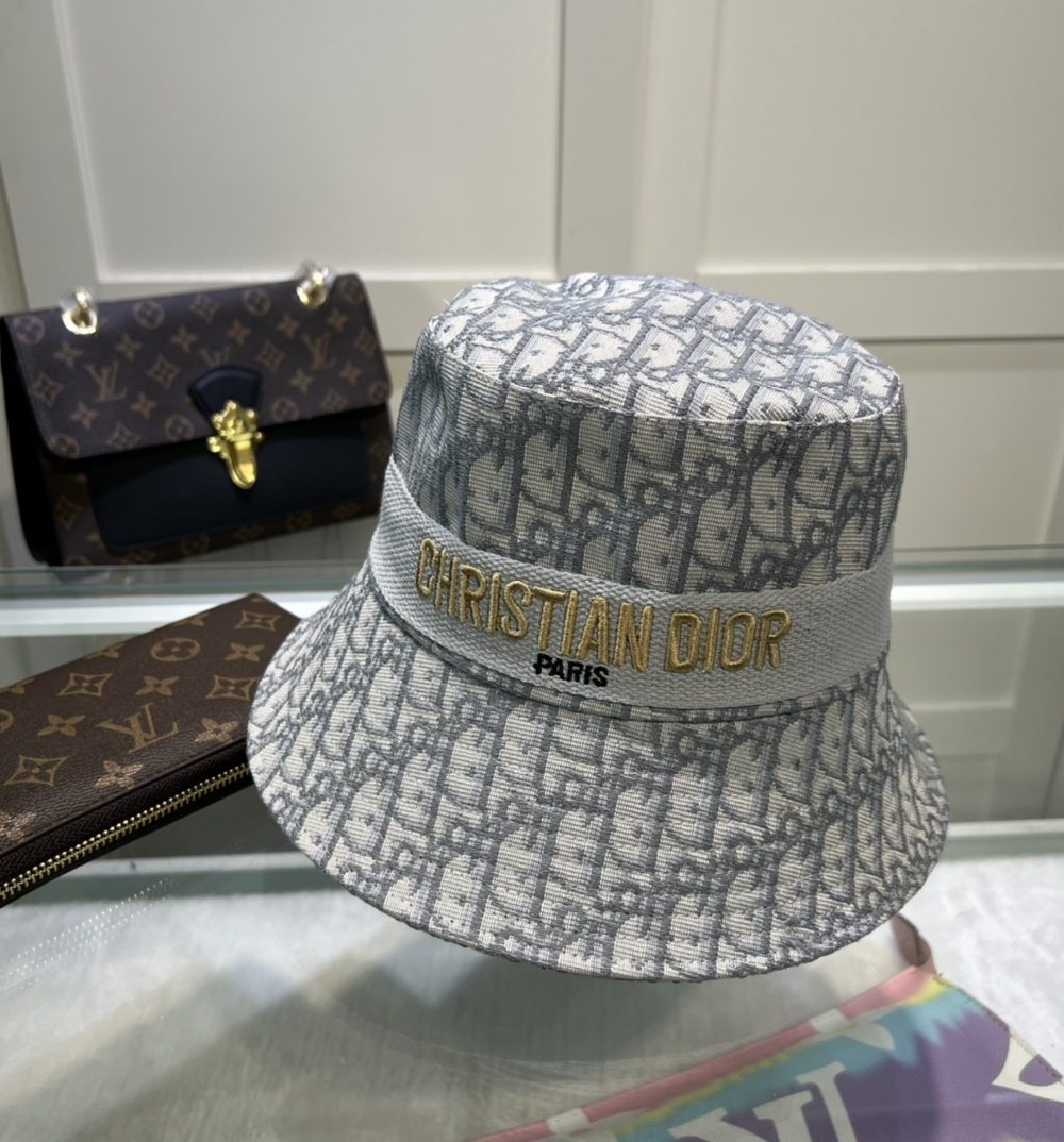 Christian Dior Dioresort Big Brim Hat Grey Hat
