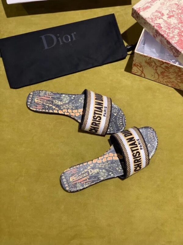 Christian Dior Dway Slide Multi Color For Women CD