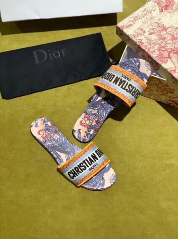 Christian Dior Dway Slide Multi Color For Women CD