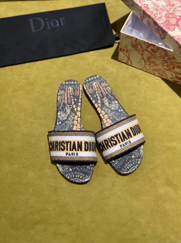Christian Dior Dway Slide Multi Color For Women CD