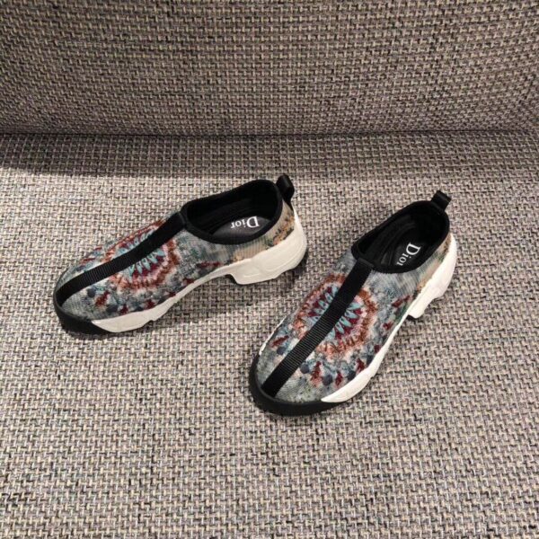 Christian Dior Fusion Technical Canvas Beaded Embroidered Low-Top Sneaker For Women CD