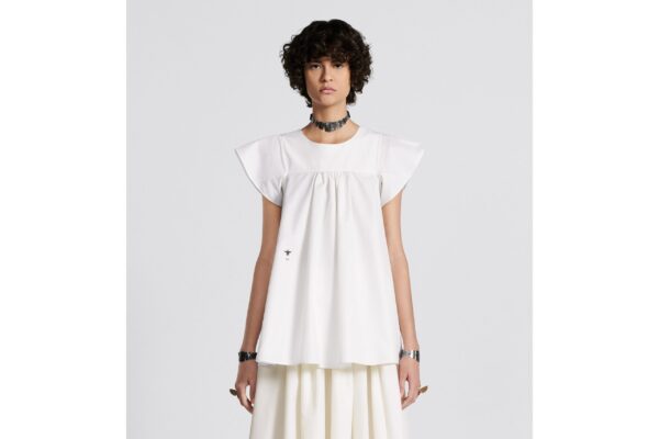 Christian Dior Huipil-Inspired Blouse For Women - 411B02A3124_X0200