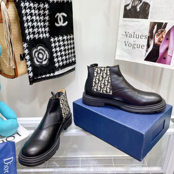 Christian Dior Iron Ankle Boot Black For Women CD