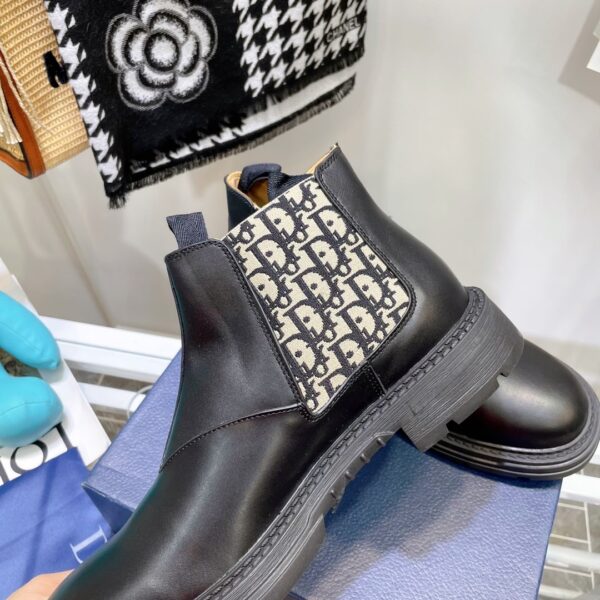 Christian Dior Iron Ankle Boot Black For Women CD