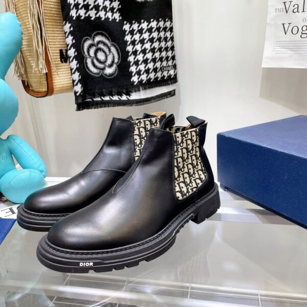 Christian Dior Iron Ankle Boot Black For Women CD
