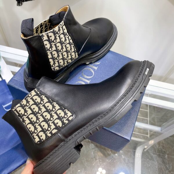 Christian Dior Iron Ankle Boot Black For Women CD