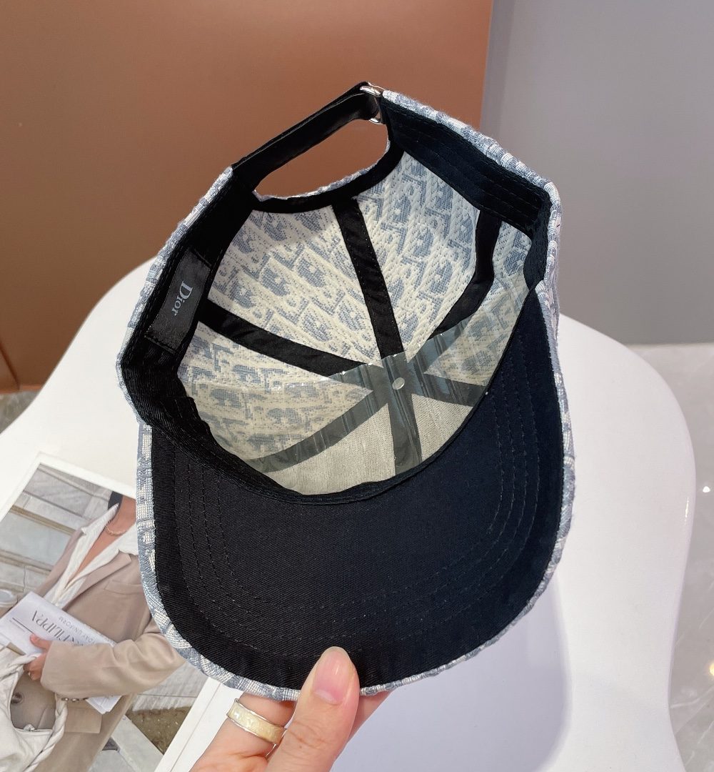 Christian Dior Jack Dior Baseball Cap Grey Cap
