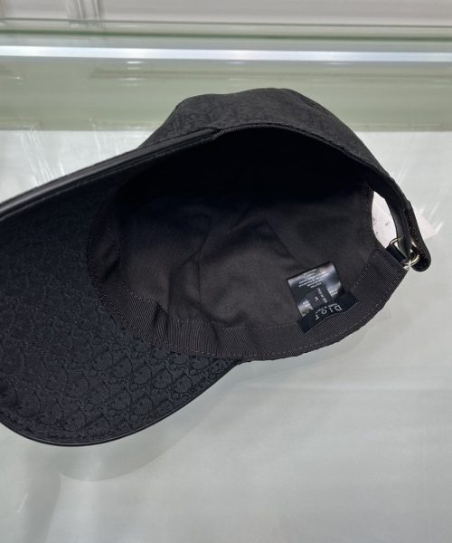 Christian Dior Jack Dior Baseball Cap In Black