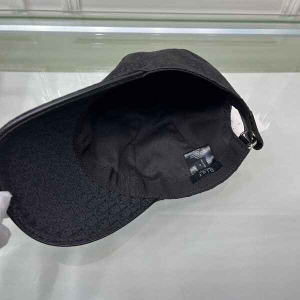 Christian Dior Jack Dior Baseball Cap In Black