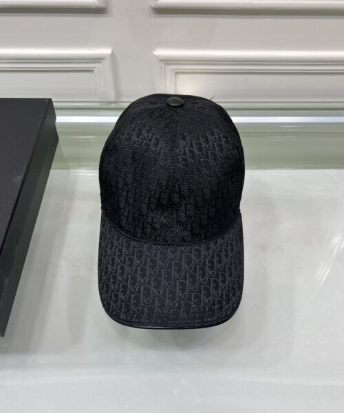 Christian Dior Jack Dior Baseball Cap In Black
