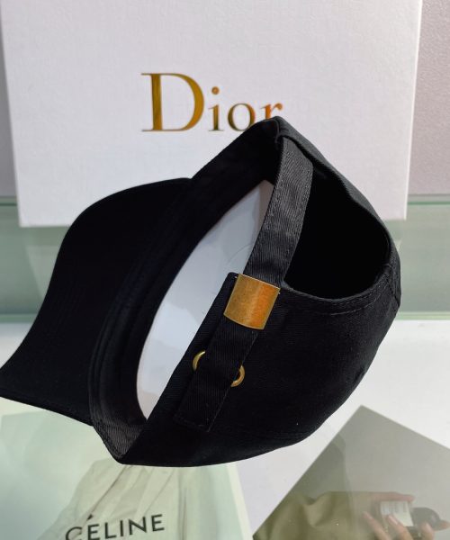 Christian Dior Jack Dior Baseball Cap In Black