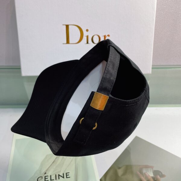Christian Dior Jack Dior Baseball Cap In Black